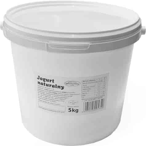 WŁOSZCZOWA Jogurt naturalny 2% wiadro 5kg /1