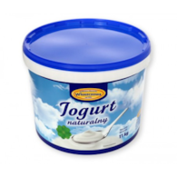 WŁOSZCZOWA Jogurt naturalny wiadro 11kg /1