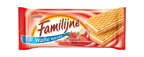 JUTRZENKA Wafle familijne 180g tru/śmi /24/*6