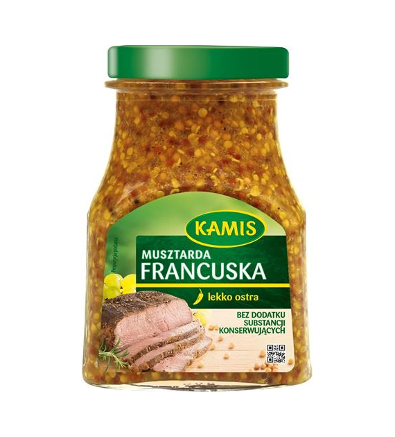 KAMIS  Musztarda francuska 185g /8