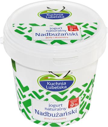 BIELUCH Jogurt naturalny 9% 1kg Nadbużański /6/