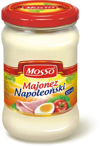 MOSSO  Majonez napoleoński 320ml /10/ *5