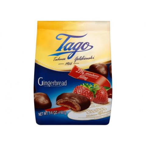 TAGO Pierniki truskawkowe 160g /12/