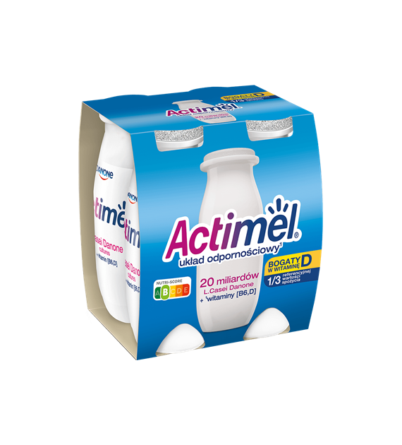 DANONE Actimel naturalny 4x100g /6