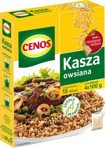 CENOS Kasza Owsiana 4x100g karton /12/