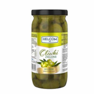 GREEK Oliwki zielone drylowane 900g/450g/6