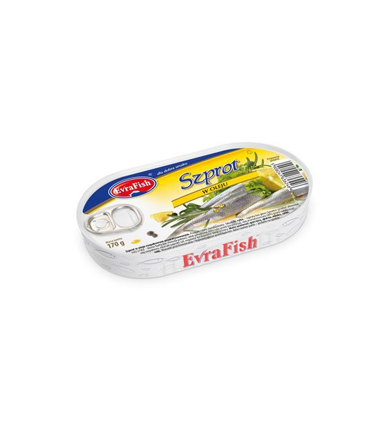 EVRA Szprot w oleju 170g/16/*8