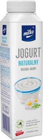 MILKO Jogurt 330ml naturalny /6/