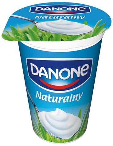 DANONE Jogurt naturalny 165g bez cukru /20/
