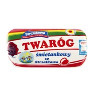 STRZAŁKOWO Twaróg śmietankowy krajanka ok. 350g /3
