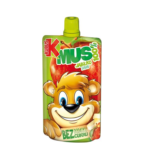 KUBUŚ MUS jabłko 100g /12
