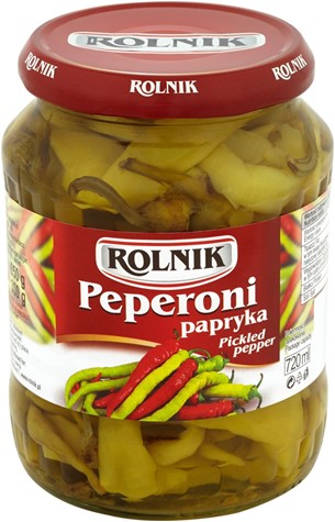 ROLNIK papryka pepperoni 720ml/300ml  /6/
