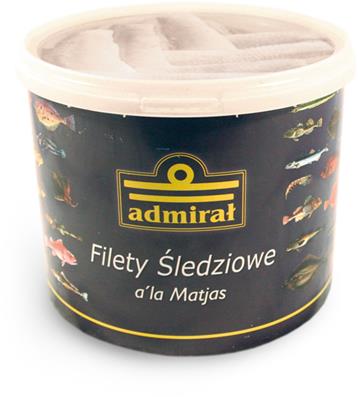 ADMIRAŁ Filet śledź matjas 4 kg /wiaderko/