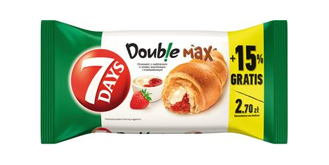 FRITO 7 DAYS Rogal Double wanilia/truskawk 110g/20