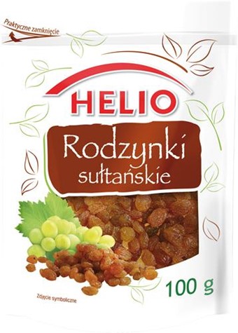 HELIO Rodzynki sułtańskie 100g /22/*10