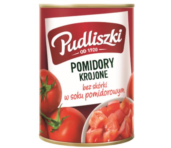 PUDLISZKI pomidory 400g puszka krojone /12/