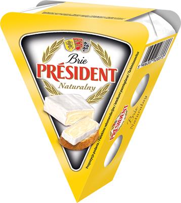 PRESIDENT Brie 125g natura /12/