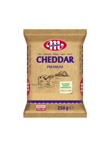 MLEKOVITA Ser kawałki 250g Cheddar /10