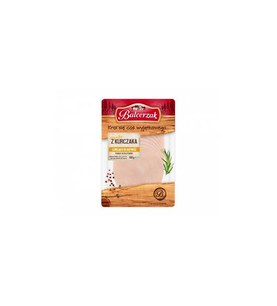 W- BALCERZAK Plastry 100g szynka z kurczaka /10