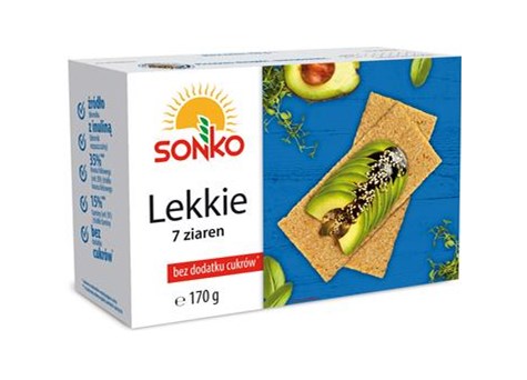 SONKO Pieczywo lekkie 7 ziaren 170g /10/