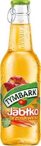 TYMBARK  Napój jabłko-brzoskwinia szkło 250ml /24