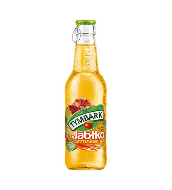 TYMBARK  Napój jabłko-brzoskwinia szkło 250ml /24