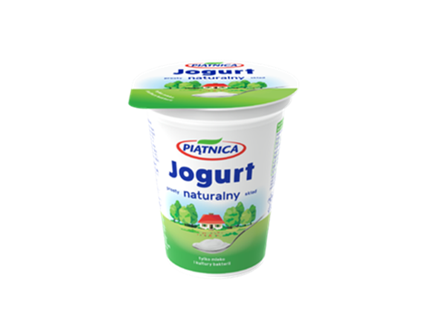PIĄTNICA Jogurt naturalny 2% 330g /12/