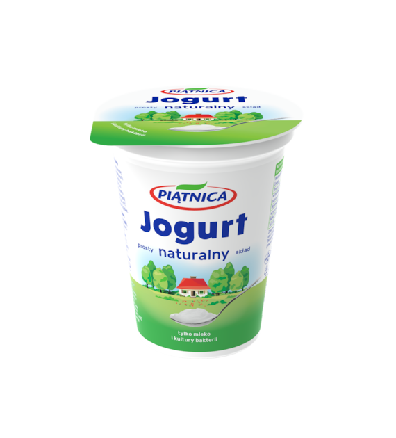 PIĄTNICA Jogurt naturalny 2% 330g /12