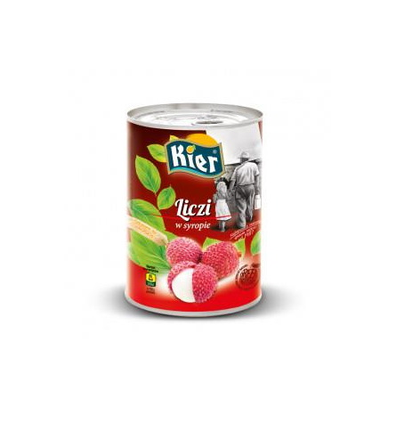KIER Liczi w syropie 565g/250g/24