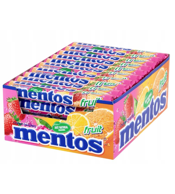 VAN MENTOS Fruit 38g*40szt /1
