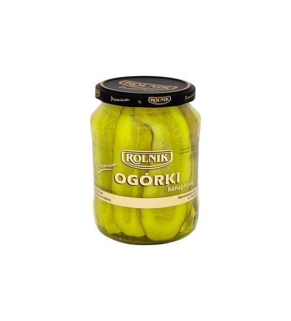 ROLNIK Ogórki kanapkowe 720g/360g /6
