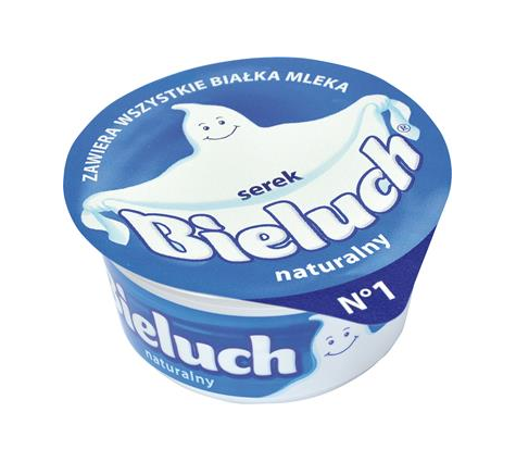 BIELUCH Serek naturalny 150g /12