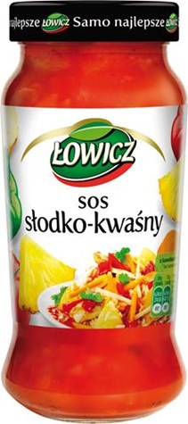 ŁOWICZ Sos 500g słodko kwaśny /6/*6