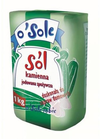 CENOS Sól O'sole kamienna jodowana 1kg /12/