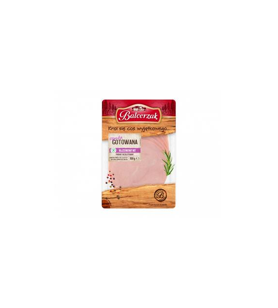 W- BALCERZAK Plastry 100g szynka gotowana /10