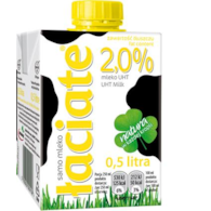ŁACIATE Mleko UHT 2% 0,5l /8
