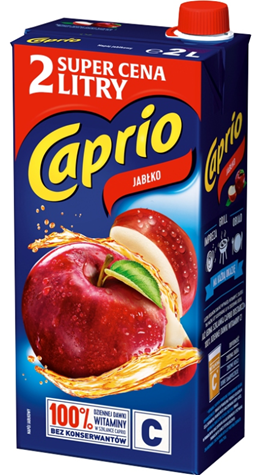 CAPRIO 2L karton Jabłkowy /6/
