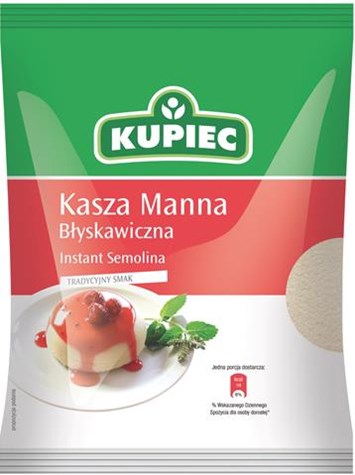 KUPIEC Kasza manna błyskawiczna 400g /8