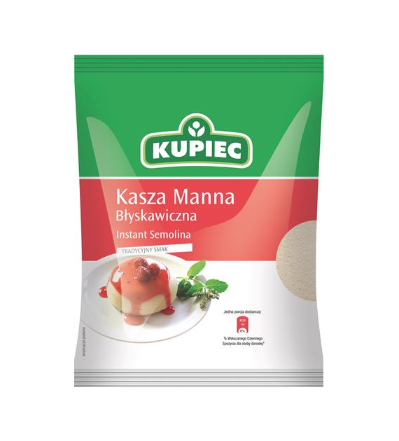 KUPIEC Kasza manna błyskawiczna 400g /8
