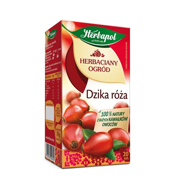 HERBAPOL Herbata Ogród dzika róża 20t /12