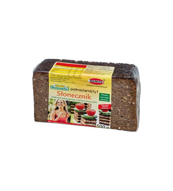 MESTEMACHER Chleb ze słonecznikiem 500g/12