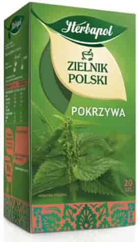 HERBAPOL Herbata Ziołowe pokrzywa 20t/12
