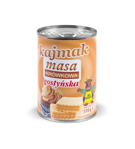 GOSTYŃ Kajmak masa krówkowa 510g /12