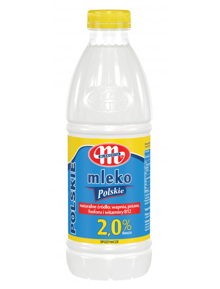 MLEKOVITA  Mleko świeże PET 1L 2% /6/