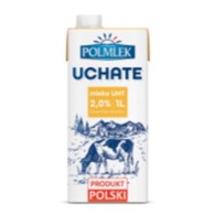 POLMLEK Mleko UHT Uchate 2% 1L /12/