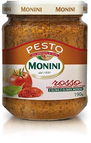 MONINI Sos Pesto rosso 190g pomidorowy/12/*4