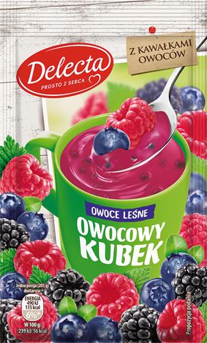 DELECTA Kisiel 30g owoc kubek owoce leśne /30/