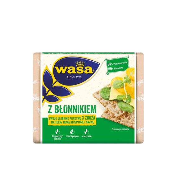WASA Pieczywo chrupkie z błonnikiem 230g /12
