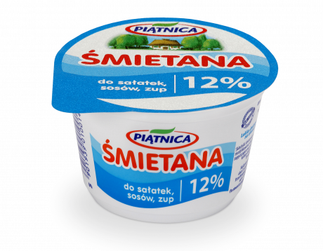 PIĄTNICA Śmietana 12% 200g /12/