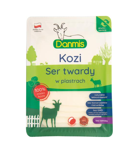 DANMIS Ser kozi plastry twardy ziel. 100g /10